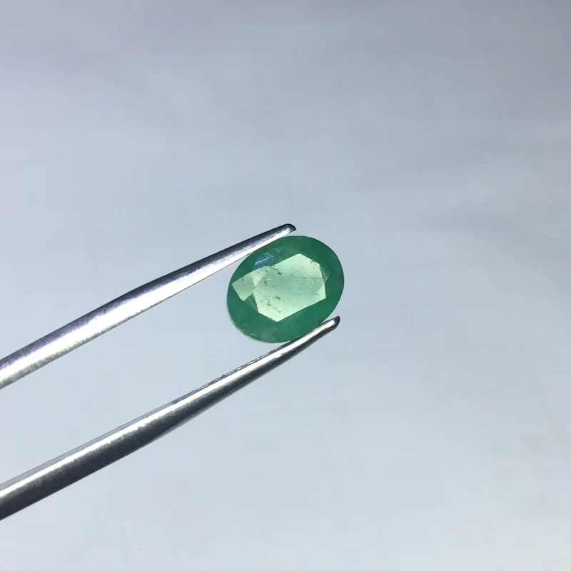 CSJ Настоящее натуральное изумруд свободный драгоценный камень 1 шт Берил