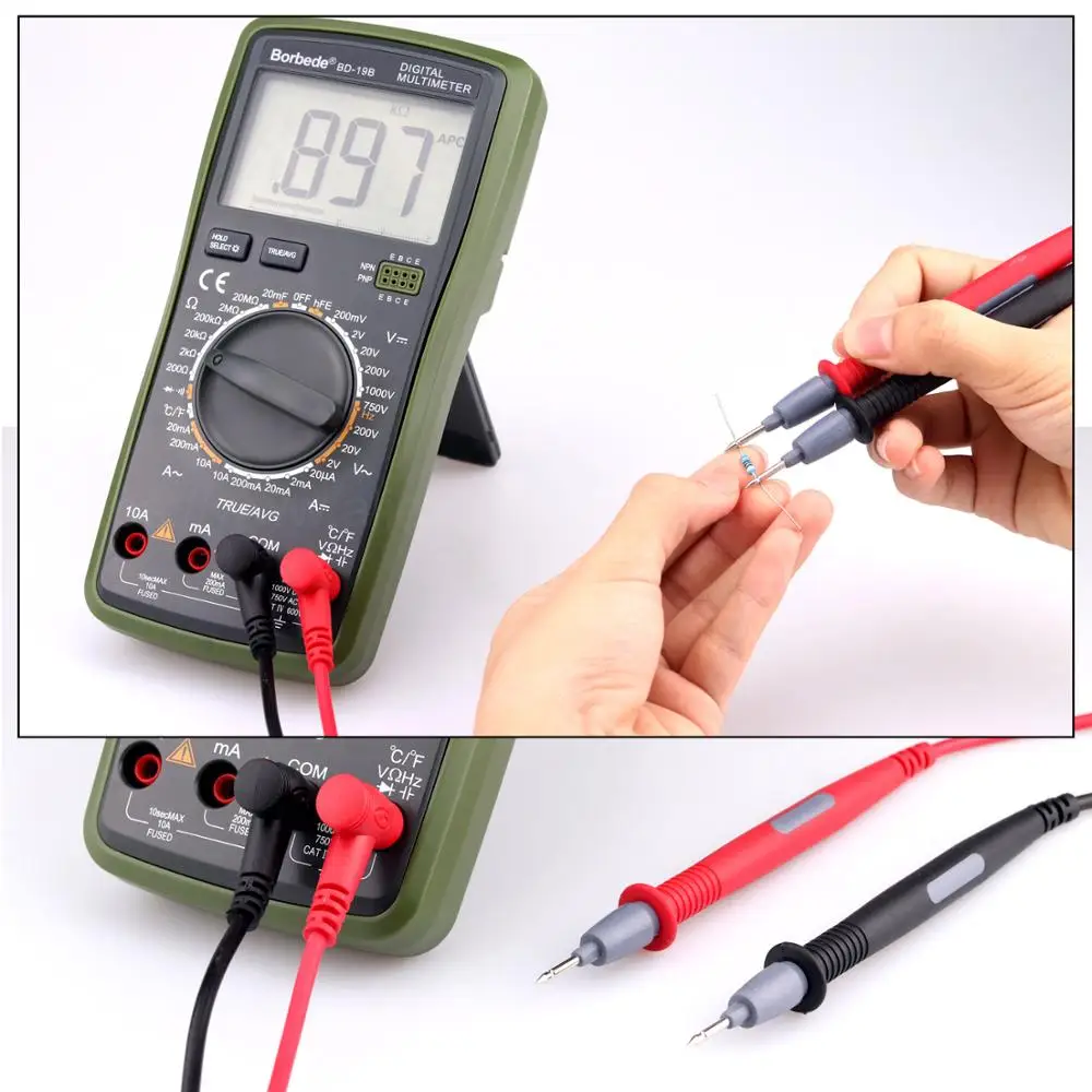 Цифровой прецизионный мультиметр Borbede измеряет текущую фотографию|Мультиметры| |