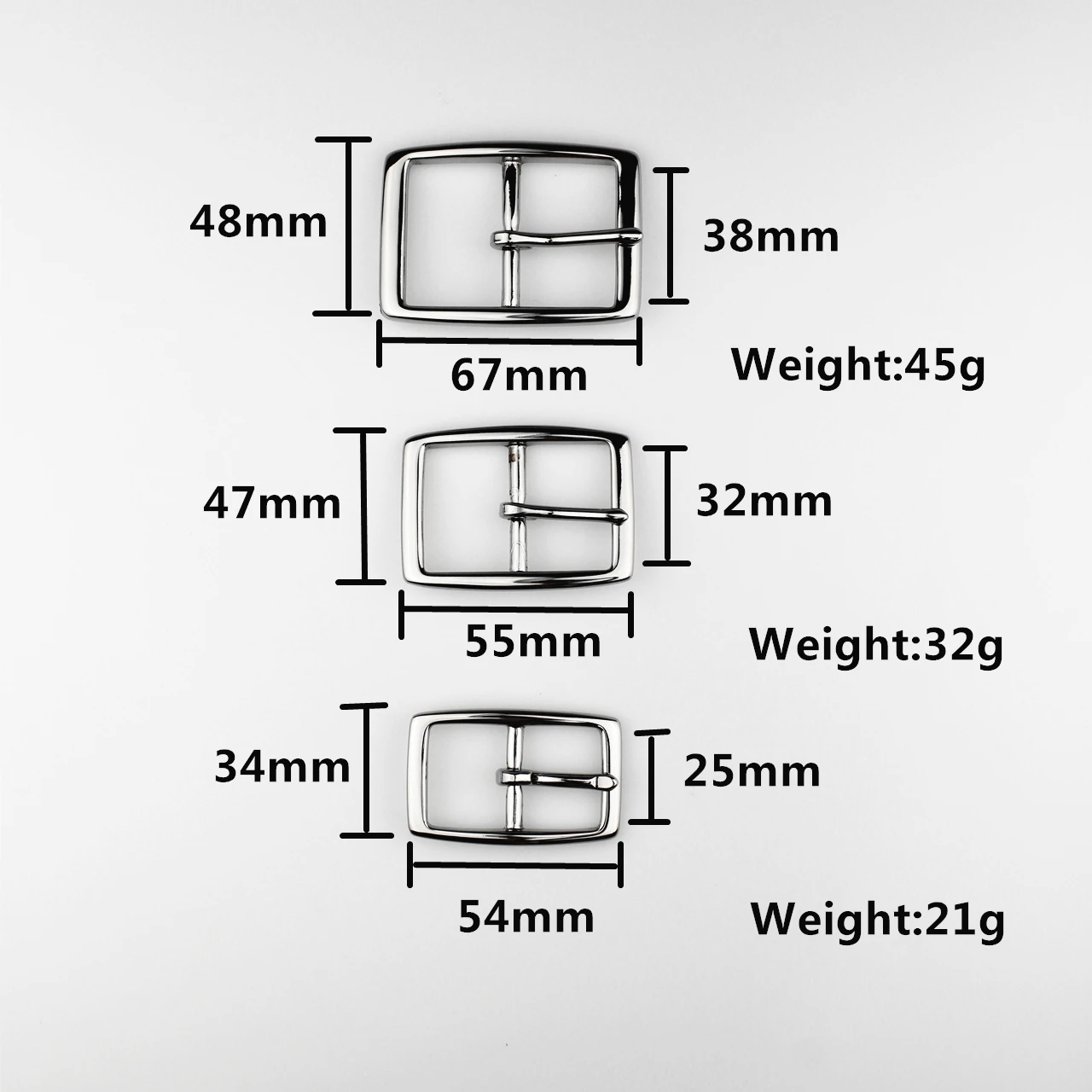 Фурнитура для кожевенного ремесла DIY твердая латунная пряжка ремня NP 9010356 B25/32/38 в