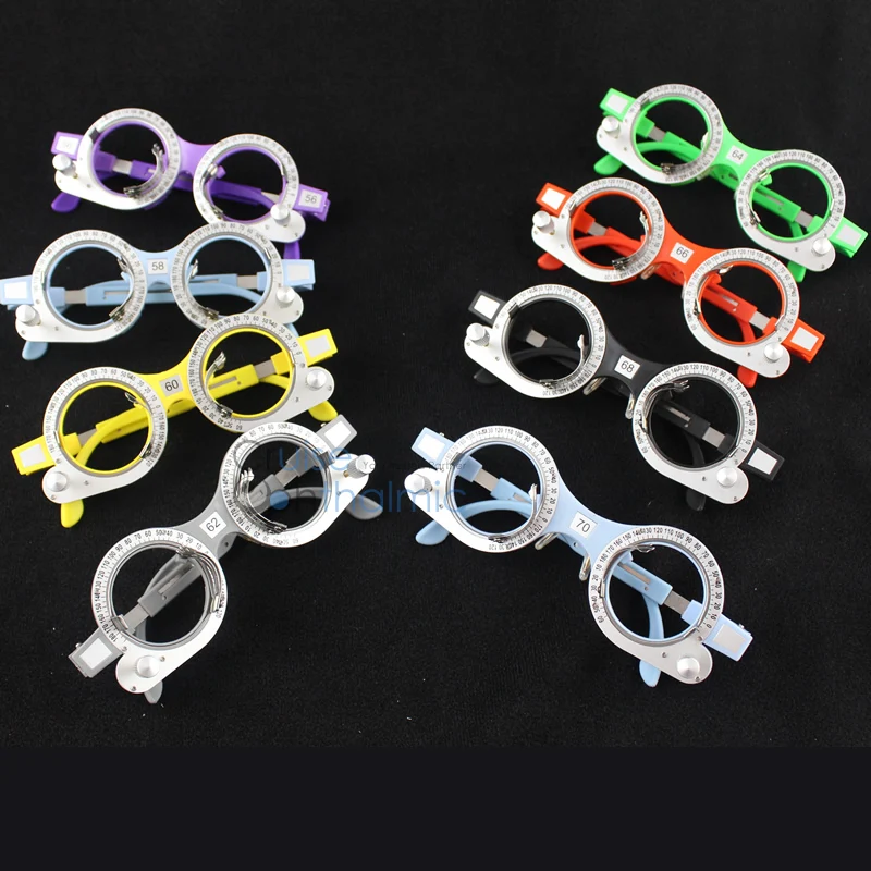 Один комплект полностью регулируемая пробная оправа для оптического