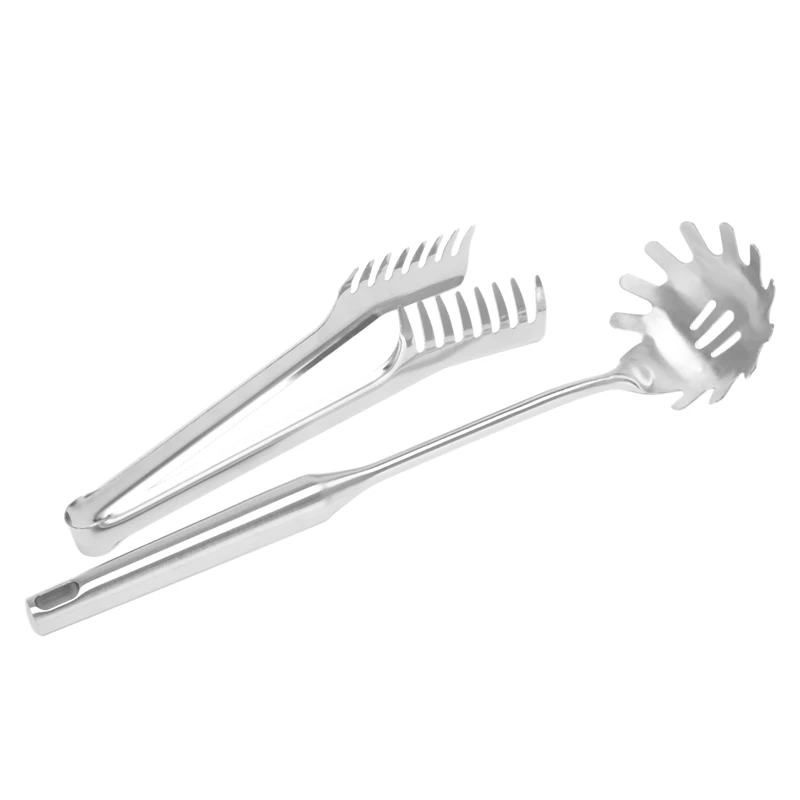 

Набор для сервера Спагетти из нержавеющей стали, 2 шт., щипцы для макаронных изделий из нержавеющей стали, ложка для макаронных изделий, вилк...