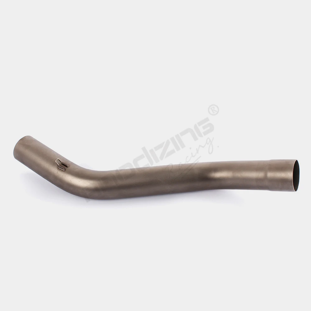 

Motorcycle Exhaust Middle Link Connecting Pipe Round Muffler Slip-On for Kawasaki ZX6R ZX-6R 2009 2010 2011 2012 2013 2014-2018