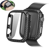 cover case for apple watch series 6 se 5 4 3 44mm40mm iwatch 42mm 38mm protective frame carbon cover apple watch accessories