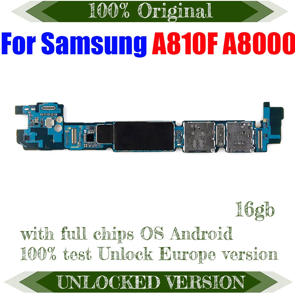 32 ГБ 100% разблокировка оригинальная материнская плата с чипами Android OS для Samsung Galaxy