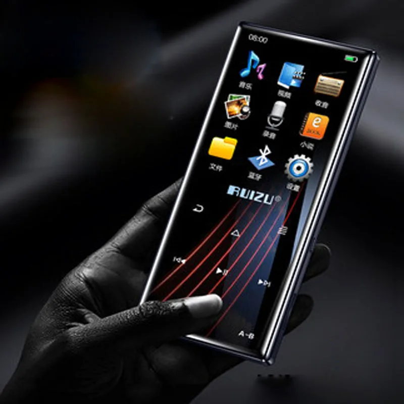 Новый Bluetooth MP4 плеер ruizu d29 портативный аудио Hi Fi музыкальный со встроенным