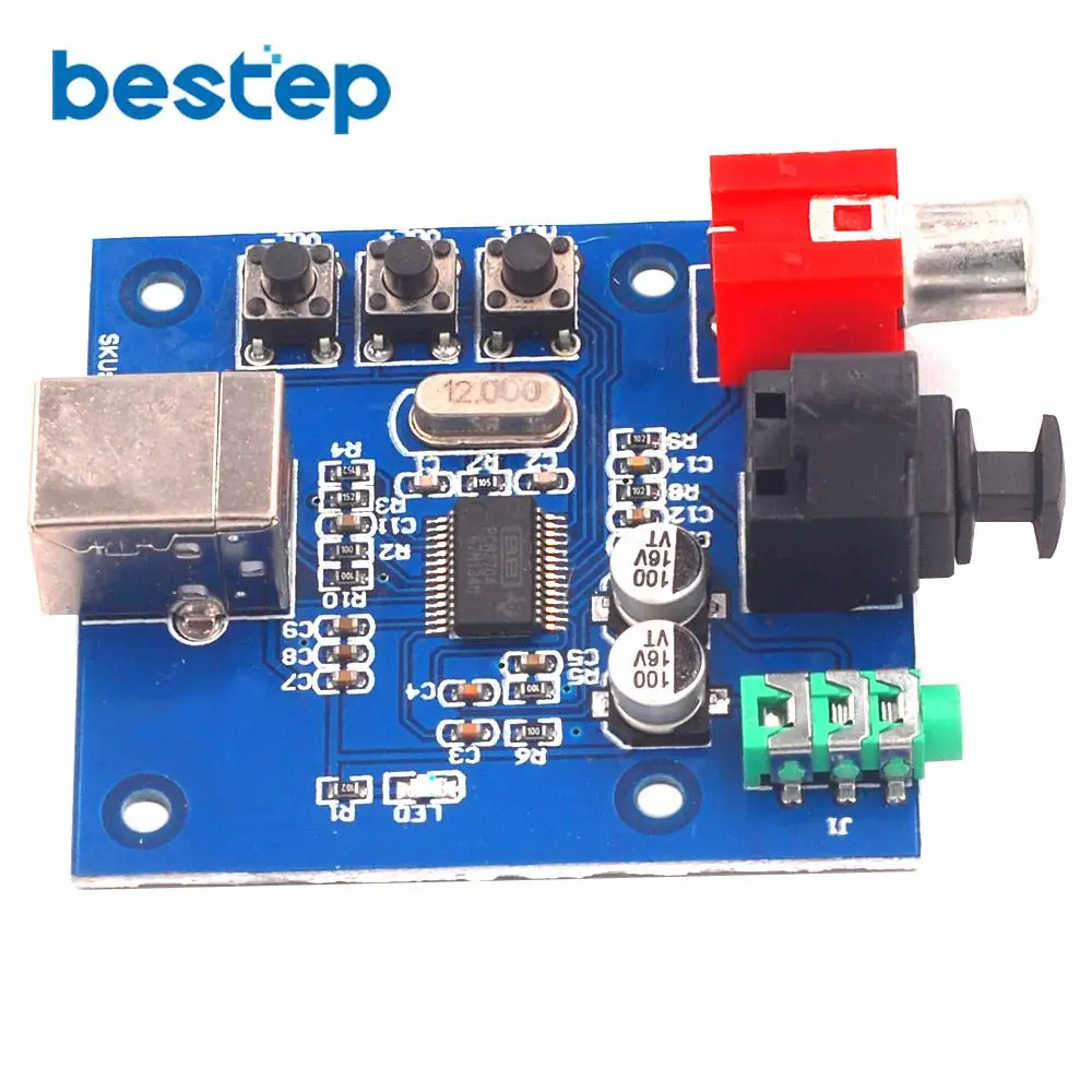 PCM2704 USB DAC Power волоконно оптический коаксиальный аналоговый выход для Raspberry Pi bian