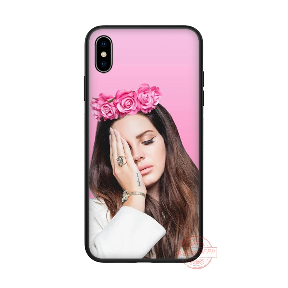 WEBBEDEPP Lana Del Rey soft silicone phone case for iPhone 5 6 7 8 Plus X XS XR Max.11 11peo 11proMax |