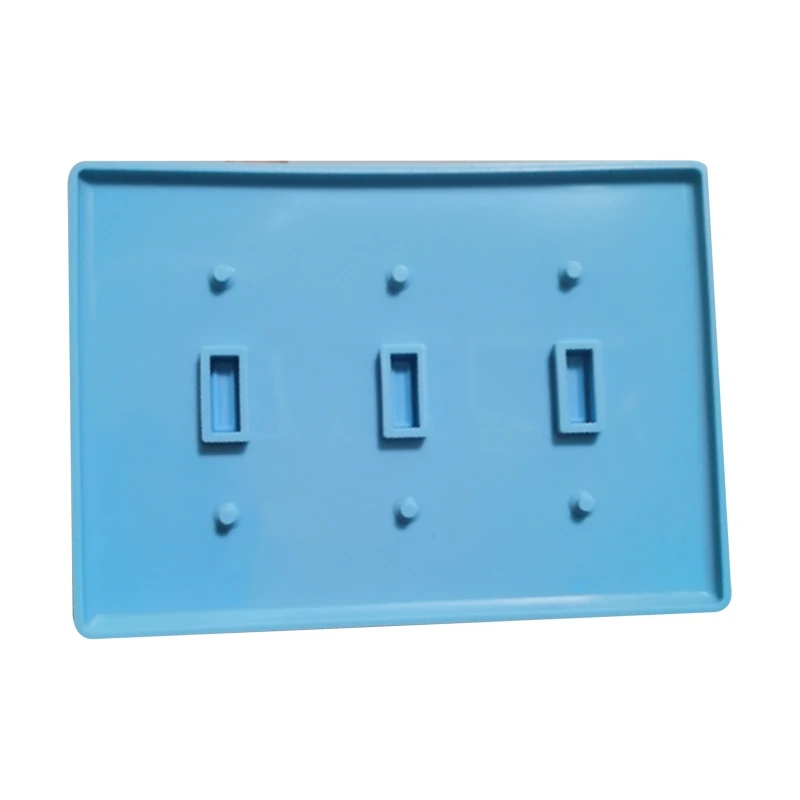 

DIY Crafts Jewelry Epoxy Resin Mold Switch Socket Panel Casting Silicone Mould T4MD