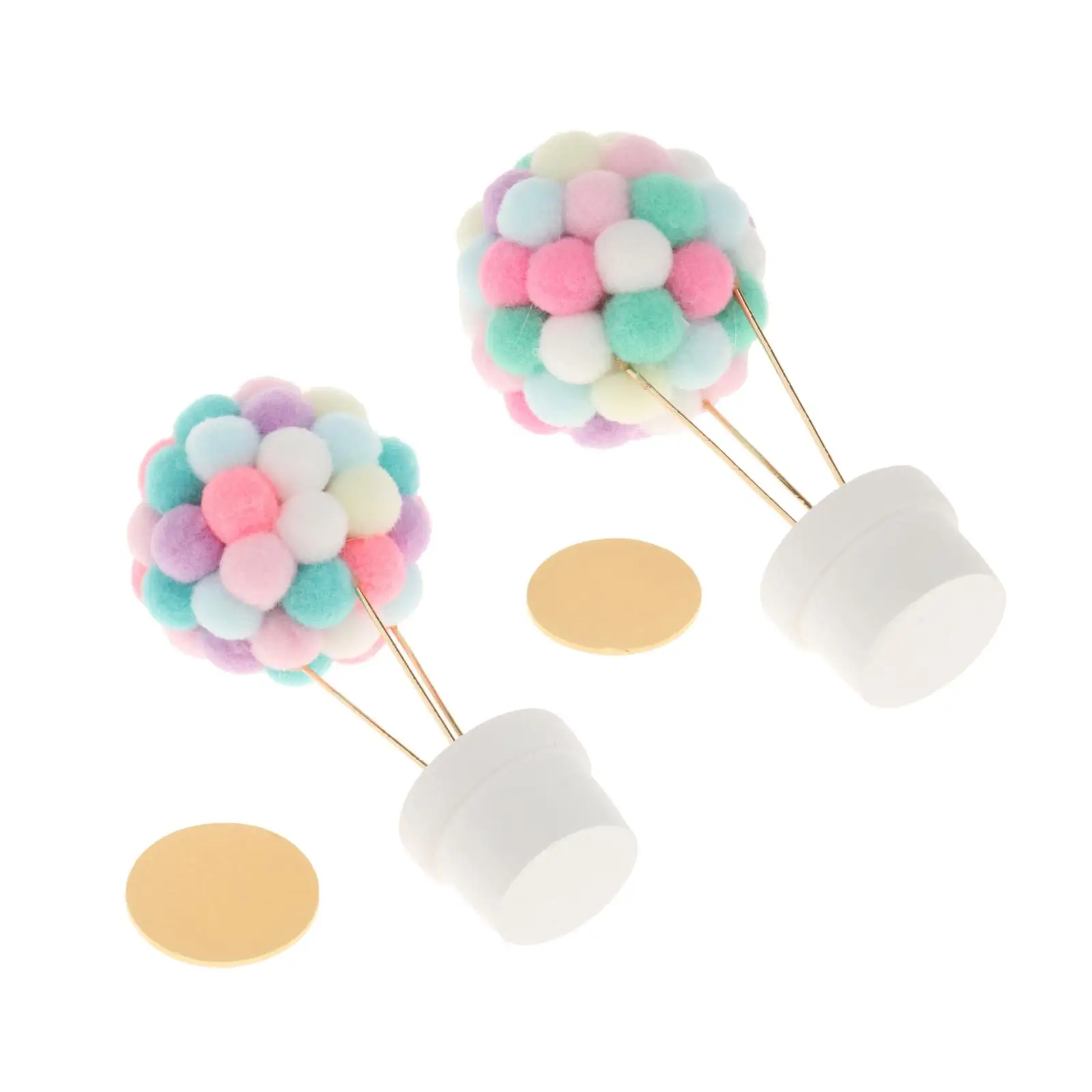 Nodding Balloon Car Ornaments Interior Romantic Color Console Decoration Home |