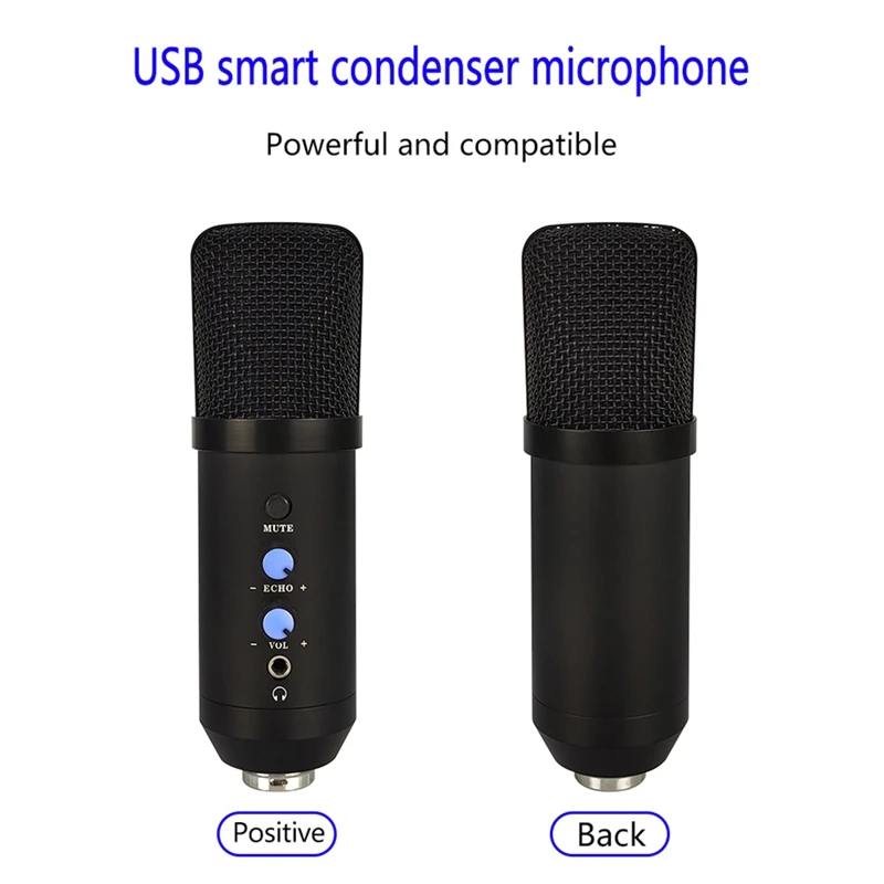 BM700 конденсаторный микрофон с стрелой USB для записи/подкастинга/игр
