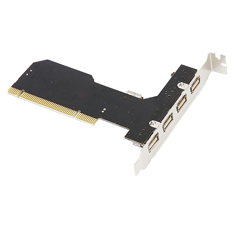 

PCI to USB2.0 Expansion Card Desktop PCI to 5 USB2.0 480Mbp HUB NEC Chip Expansion Adapter Card