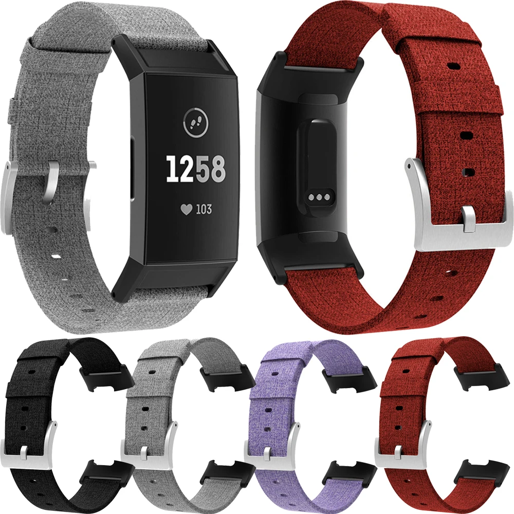 Для Fitbit Charge 4 Модный/классический мужской женский модный стильный браслет для