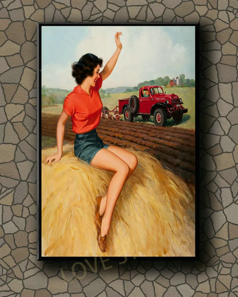 P063, винтажный красивый постер в виде девушки, Классическая картина, 182 Шелковый тканевый постер, искусство, Декор, строительный подарок