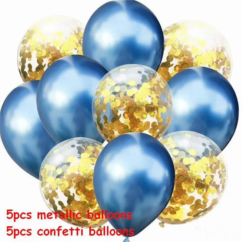 10 шт. дюймовый металлический Цвета воздушных шаров из латекса воздушные шары с