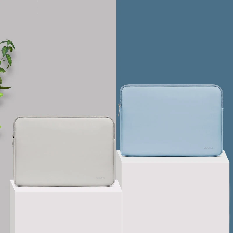 Business Laptop Liner Bag Convenient Thin Light Briefcases Women's Travel Computer File Organize Pouch Leather Notebook Handbags