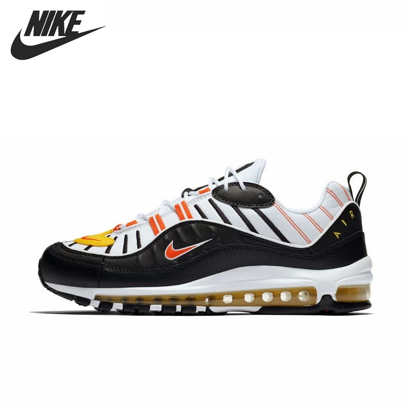 Оригинальный Новое поступление NIKE AIR MAX 98 мужские кроссовки для бега|Беговая