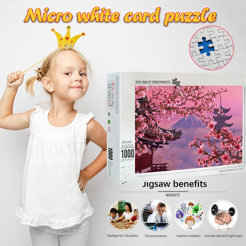 Пазлы для взрослых 1000 шт. большая игра пазл интересные игрушки