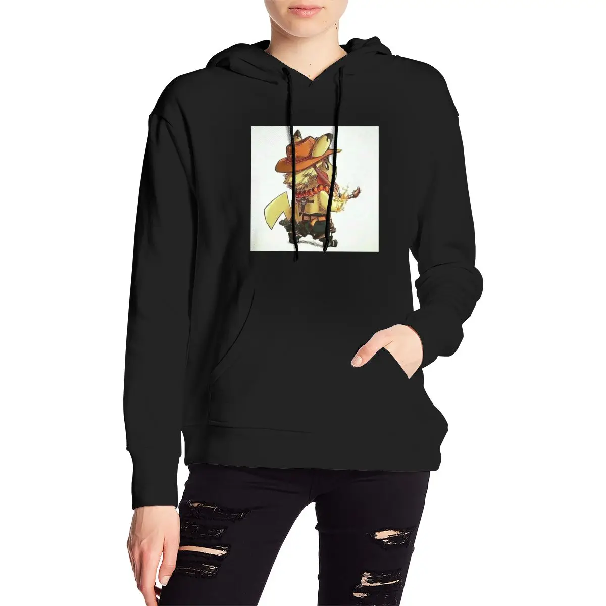 

Anime Harajuku novelty Print hoody 90s Women Crop Top Ace Luffy hoodie Tops Streetwear