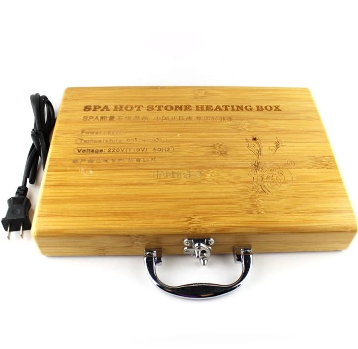 220 В энергетический камень спа горячий набор плагин нагревательный короб вулкан