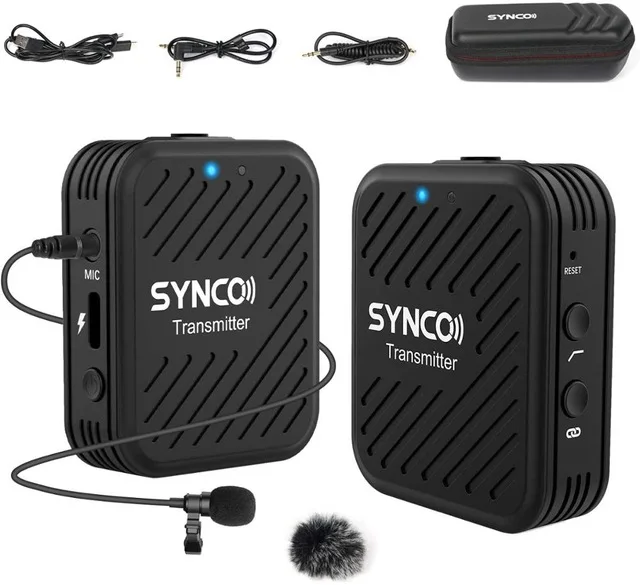 Беспроводной петличный микрофон SYNCO G1 G1A1 G1A2 G2 для смартфона ноутбука DSLR планшета