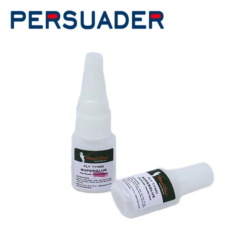 

PERSUADER 2bottles waterproof super glue fly tying chemical 7g/bottle fast drying instant crazy glue fly fishing dressing tool