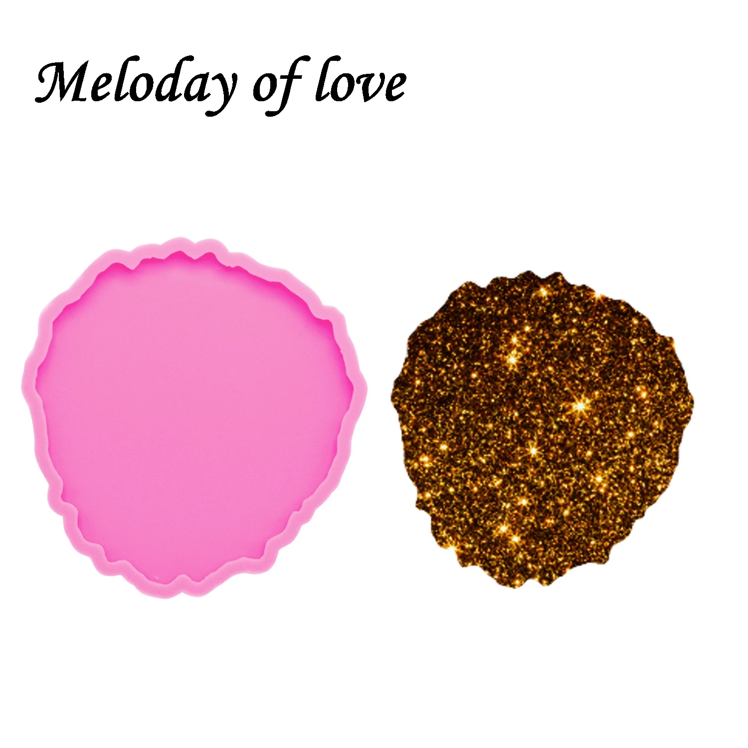 Блестящая Глянцевая 4 дюймовая круглая/Шестигранная/квадратная Подставка под