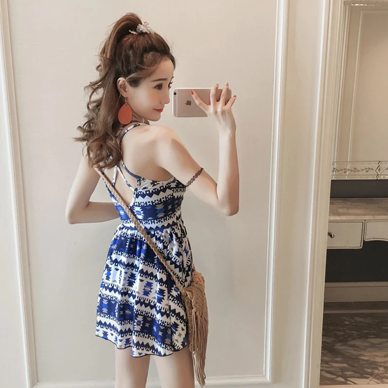 Сексуальный купальник с v-образным вырезом размера плюс для женщин Цельный пуш-ап