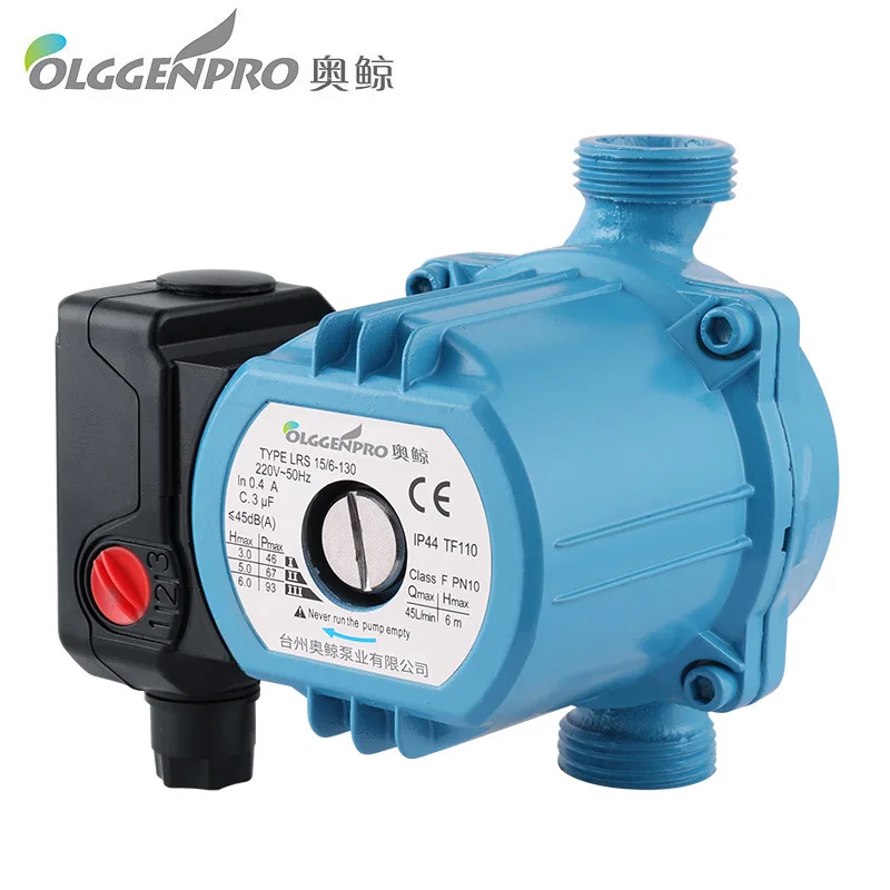 

Central Heating Circulator 3-Speed 120W Mute Boiler Hot Water Circulating Pump Cast Iron F Class Insulation IP42 Protection 220V