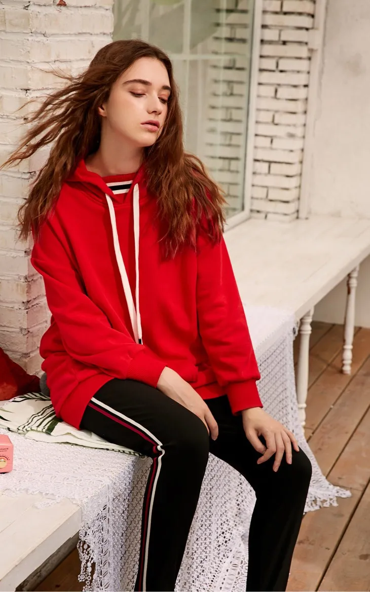 Vero Moda Женская Повседневная хлопковая толстовка с капюшоном и надписью | 318460503