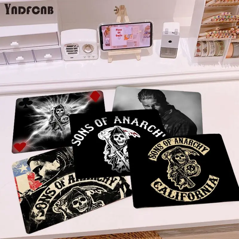 

YNDFCNB Hot Sales American TV Sons of Anarchy Keyboard Gaming MousePads Top Selling Wholesale Gaming Pad mouse