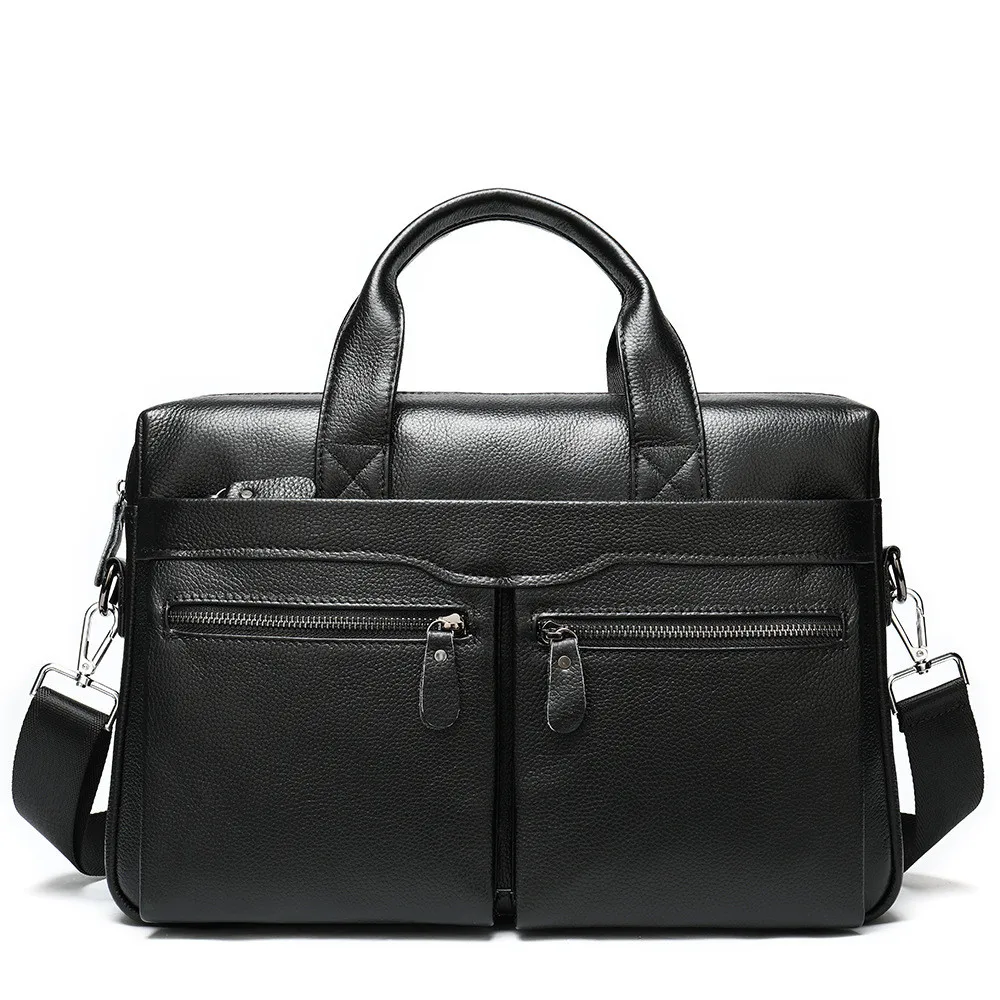 Винтажная мужская сумка Maleta из натуральной кожи для ноутбука Мужская офисная