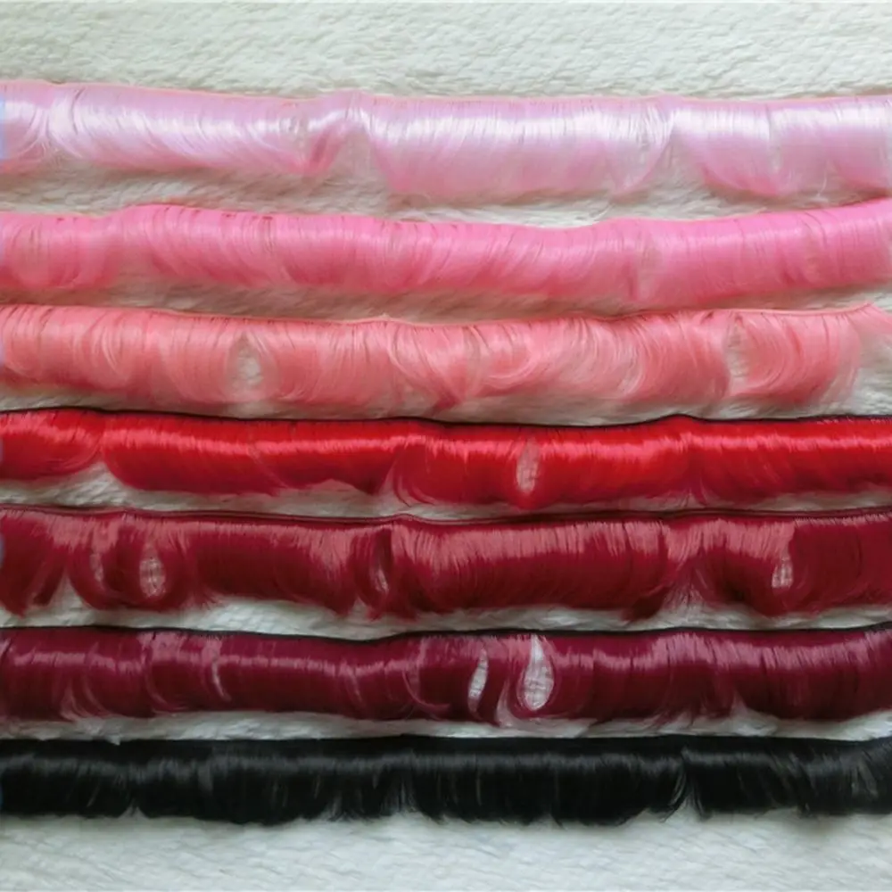 Парики для куклы сделай сам короткие вьющиеся волосы с бахромой шарнирной SD 5 см