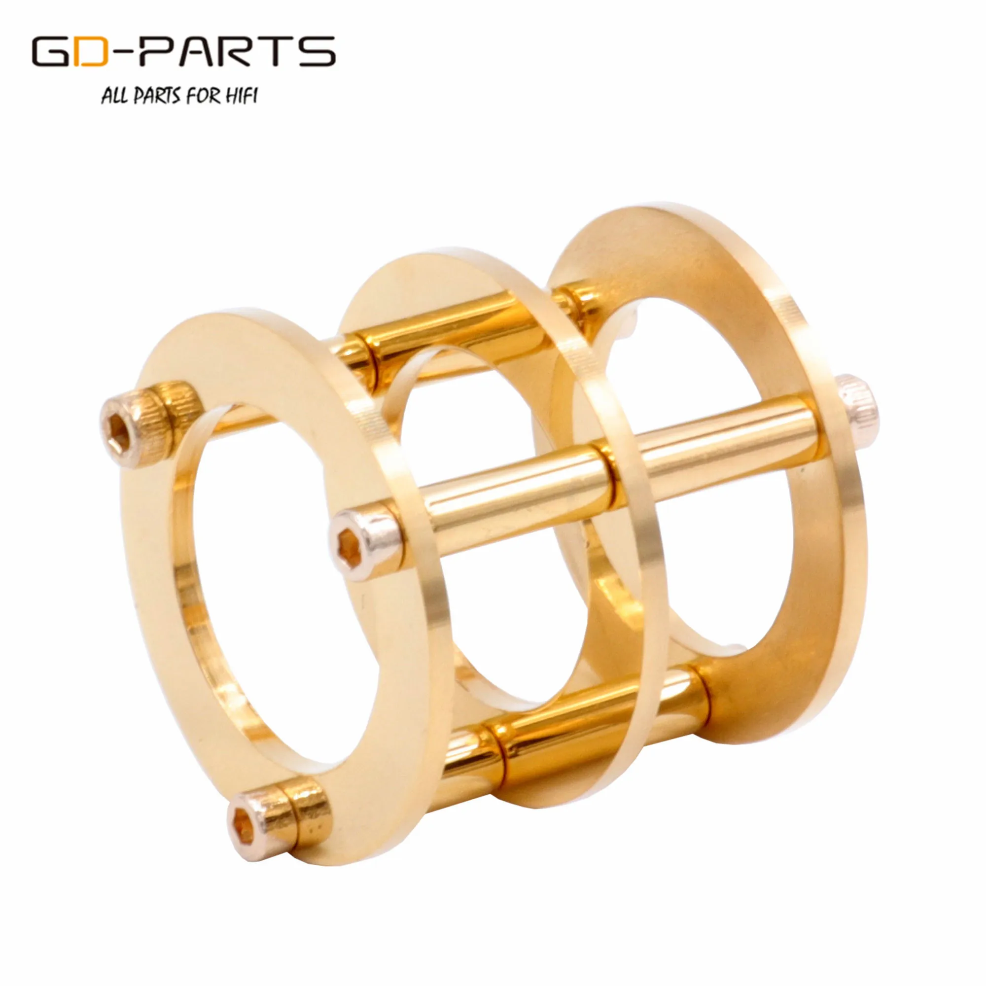 GD PARTS позолоченная латунная вакуумная трубка Защитная крышка для ECC83 6922 5687 HIFI