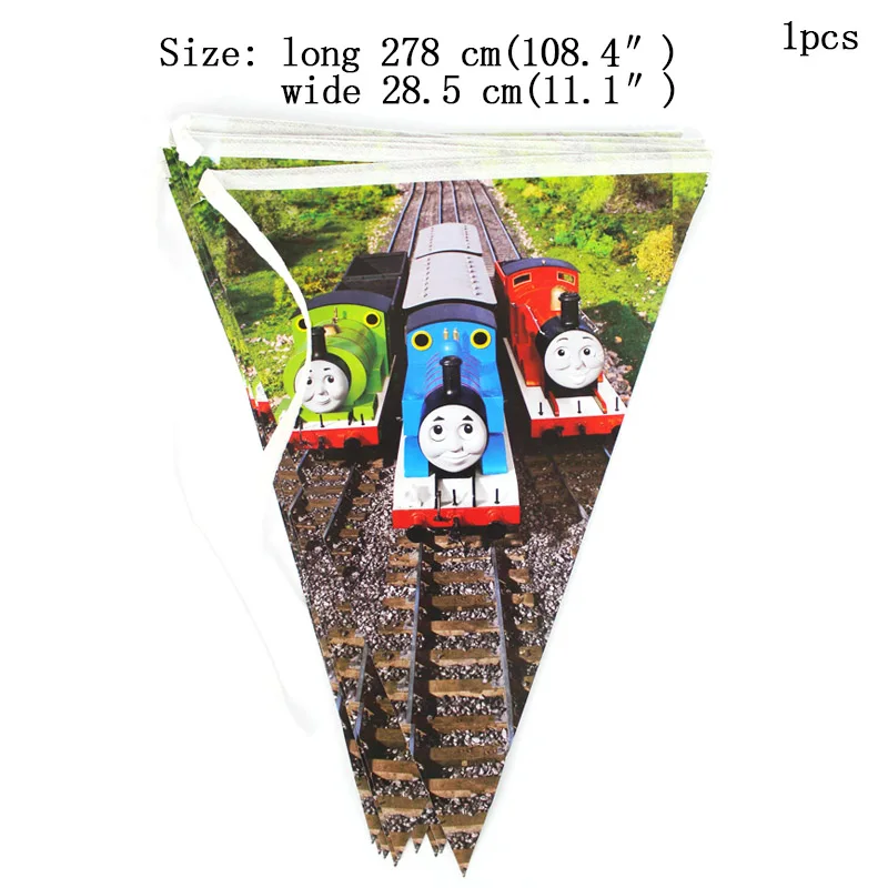 Одноразовые Мультяшные тарелки thomas &amp his friends салфетки флаги подставки для дня