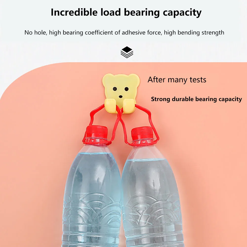 

Rack Kitchen Creative Power Plug Holder for Plug ABS Cartoon Plug Hook Perforation-Free Household Multifunctional Socket Storage