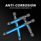 Насадки для шуруповерта 2550657090125150 мм PH2 противоскользящие магнитные насадки 14 шестигранный хвостовик подходит для ручного электродрели