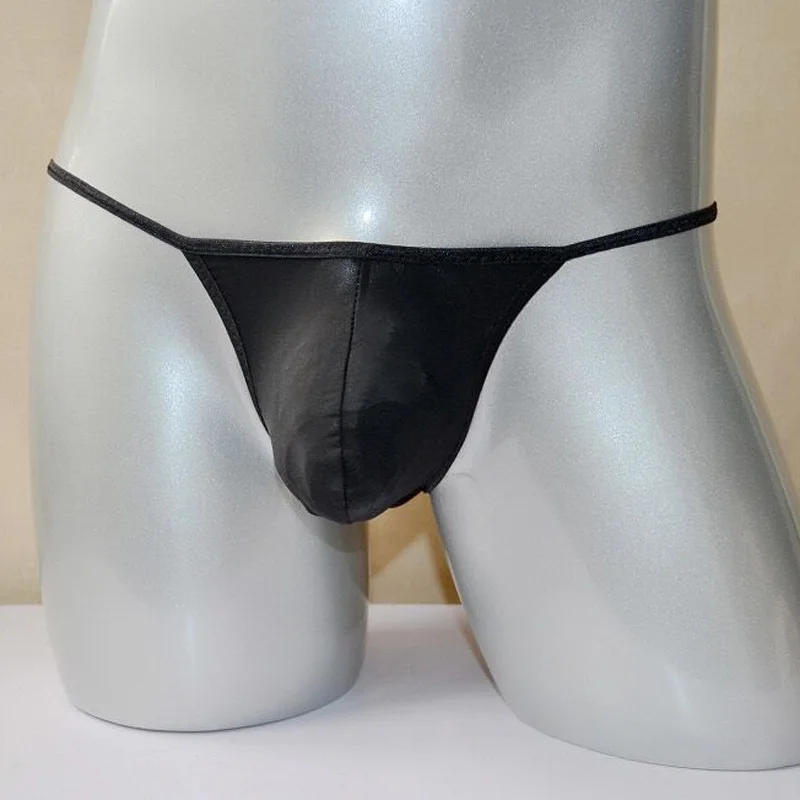 Полупрозрачные трусы G String мужские стринги сексуальные мягкие трусики брифы