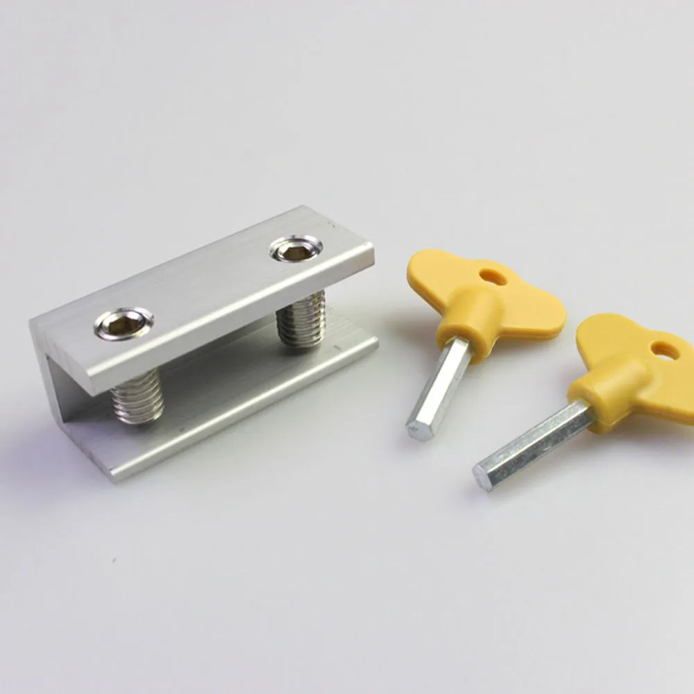 

Aluminum Alloy Door Window Lock Guard Restrictor Children Security Safety Tool Safe Sliding Window Catch Sash Lock