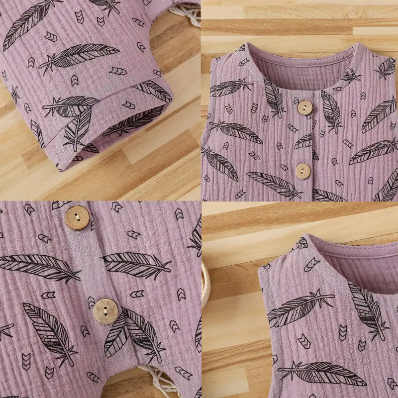 

Baby Boy Girl Clothes Romper Summer Infant Jumpsuit Outfits Newborn Bebe Sleeveless Cotton Playsuits Clothing