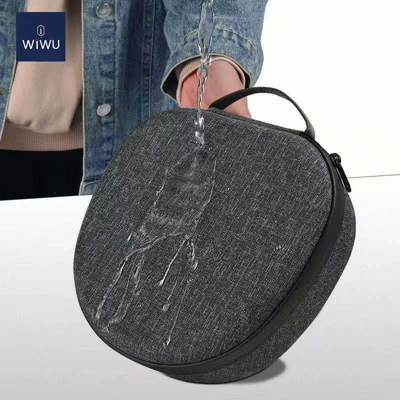 Умный чехол WIWU для Airpods Max EVA Жесткий Чехол водонепроницаемый автоматическое