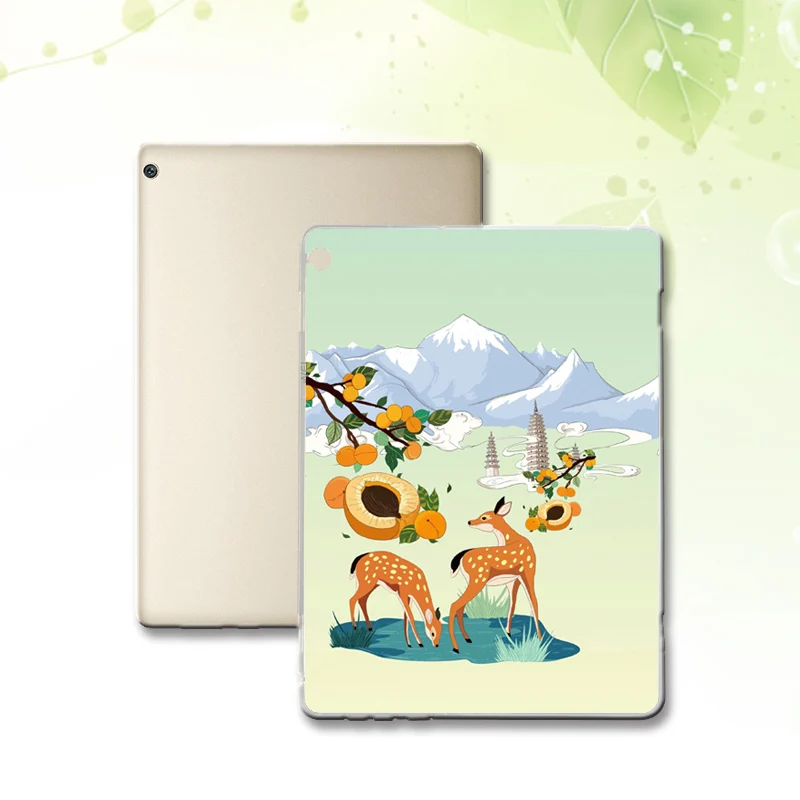 G5 er lu yin shui Цвет Краски планшетный чехол для samsung Galaxy Tab3 A50 10.1GT-P5200 P5210 Tab 2 GT-P5100 Note10.1 Edition P600 силиконовый чехол - Цвет: G5 er lu yin shui
