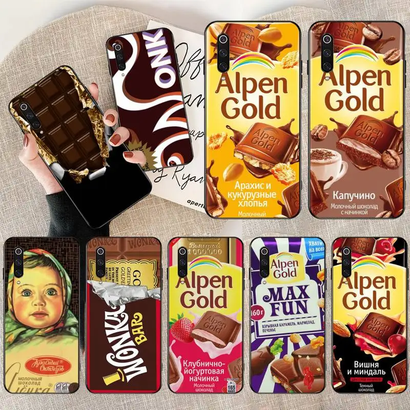 Чехол для телефона CUTEWANAN Wonka с золотым билетом Alpen чехол шоколадом Xiaomi Mi9 9SE 8SE Pocophone