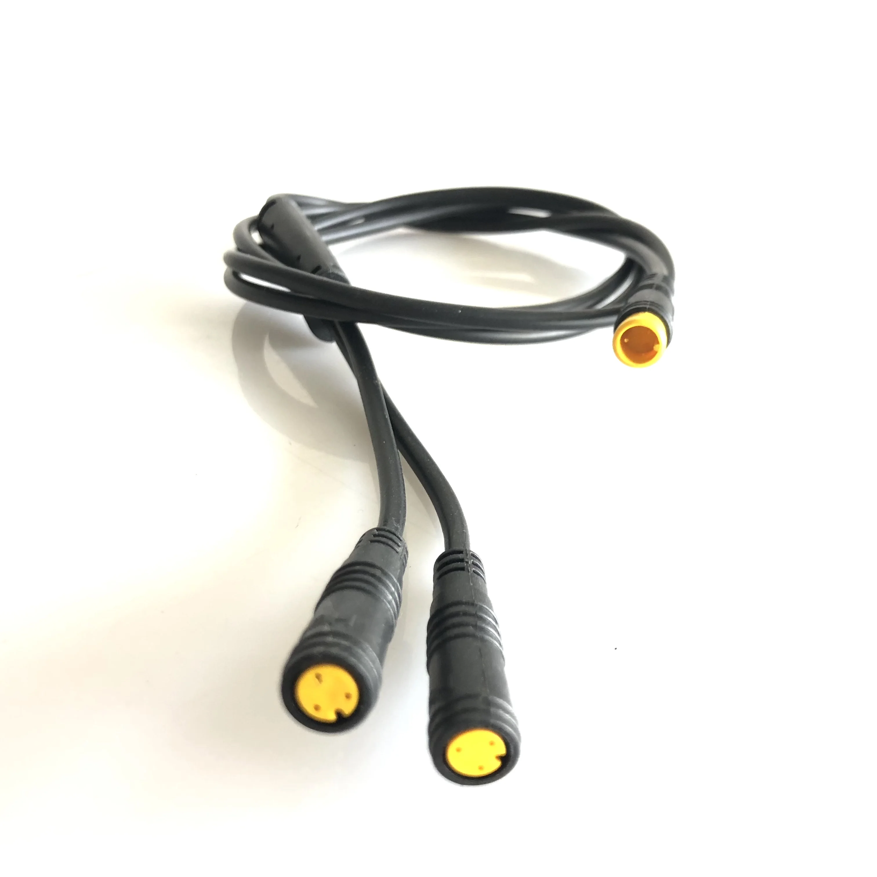 

Ebike Brake Cable 1T2 Splitter Y Cord Extension 3pin Connector E-brake Controller Connection Round Waterproof Higo Julet