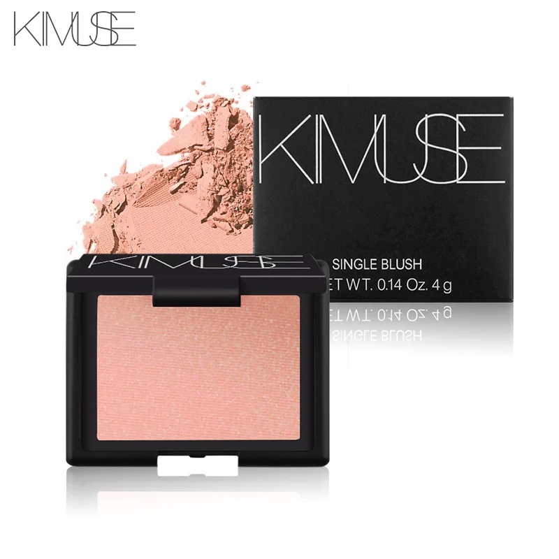 Kimuse Miao Color Monochrome Hyun-Color Blush Natural Ruddy Trimming Stereo Rouge Cross Border Hot Selling KS705 | Красота и здоровье