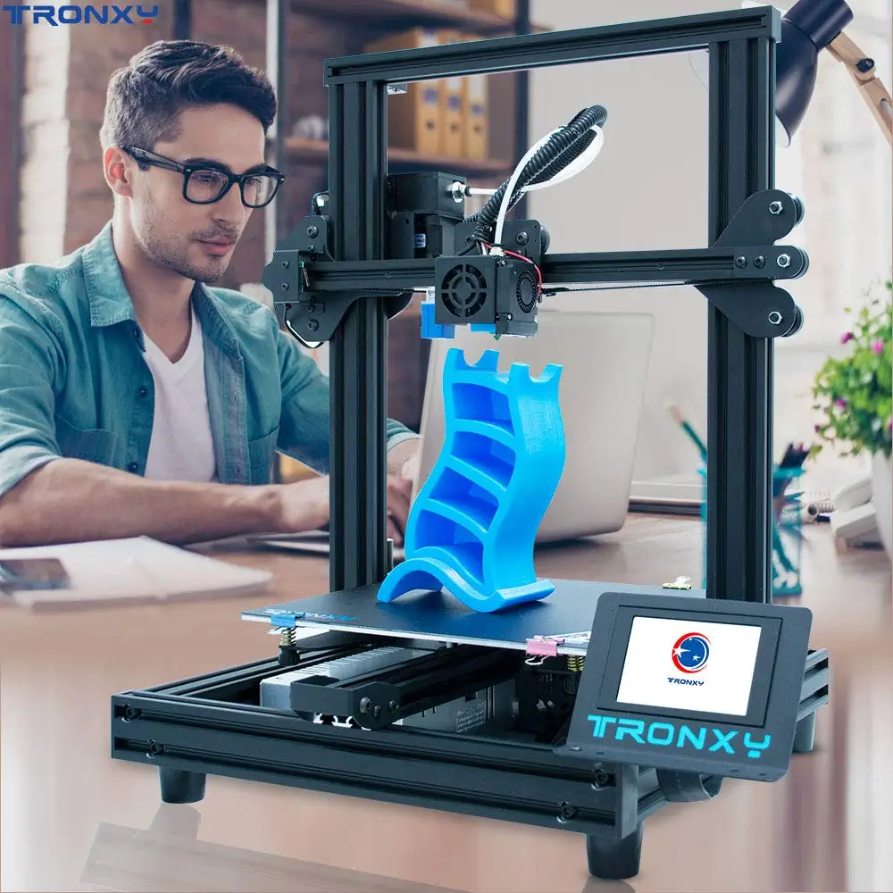 TRONXY 3d принтер XY-2 Pro Ультра Бесшумная материнская плата Titan экструдер XY-3 3d печать impressora 3d с функцией повторной печати