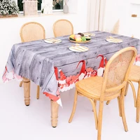 180144cm christmas creative printed tablecloth table runner christmas table cloth decoration supplies
