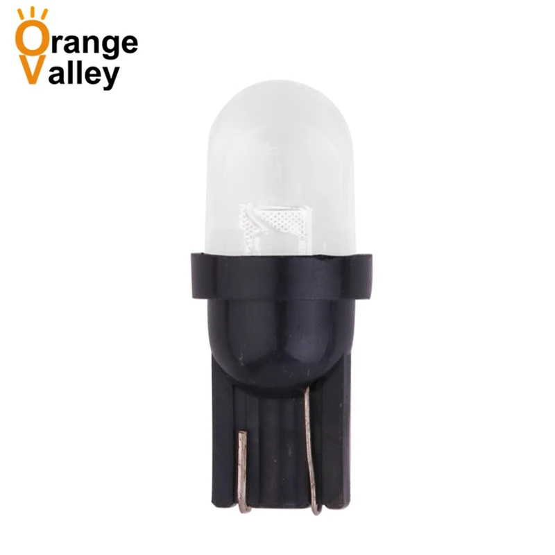 

100Pcs T10 W5W 168 194 501 1 LED RGB Car Auto Wedge Light Side Dashboard Number Plate Lamp Bulb DC12V