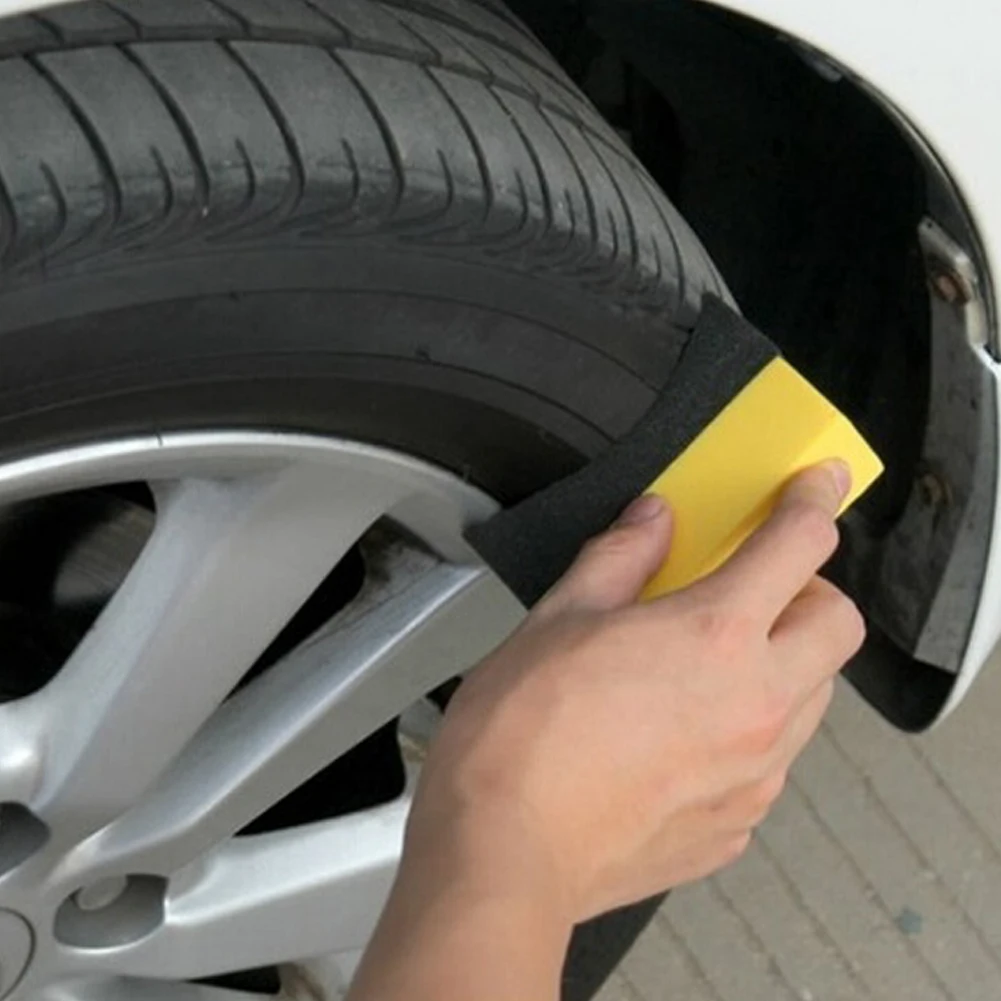 

Contoured 2 Pack Auto Wheels Brush Sponge Tools Applicator Special For Tire Hub Cleaning Dressing Waxing Polishing Fast delivery