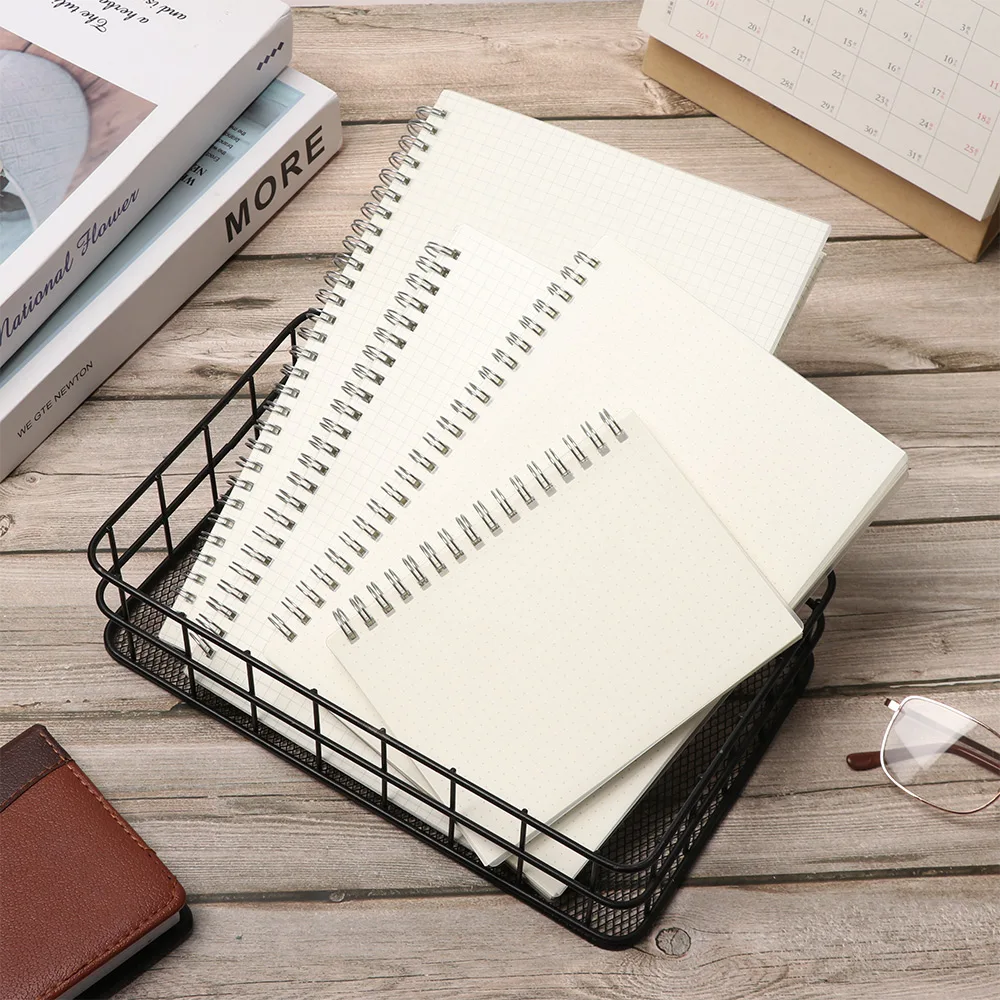 Блокнот формата А5 в сетку еженедельный планер чертежный ежедневник без рисунка