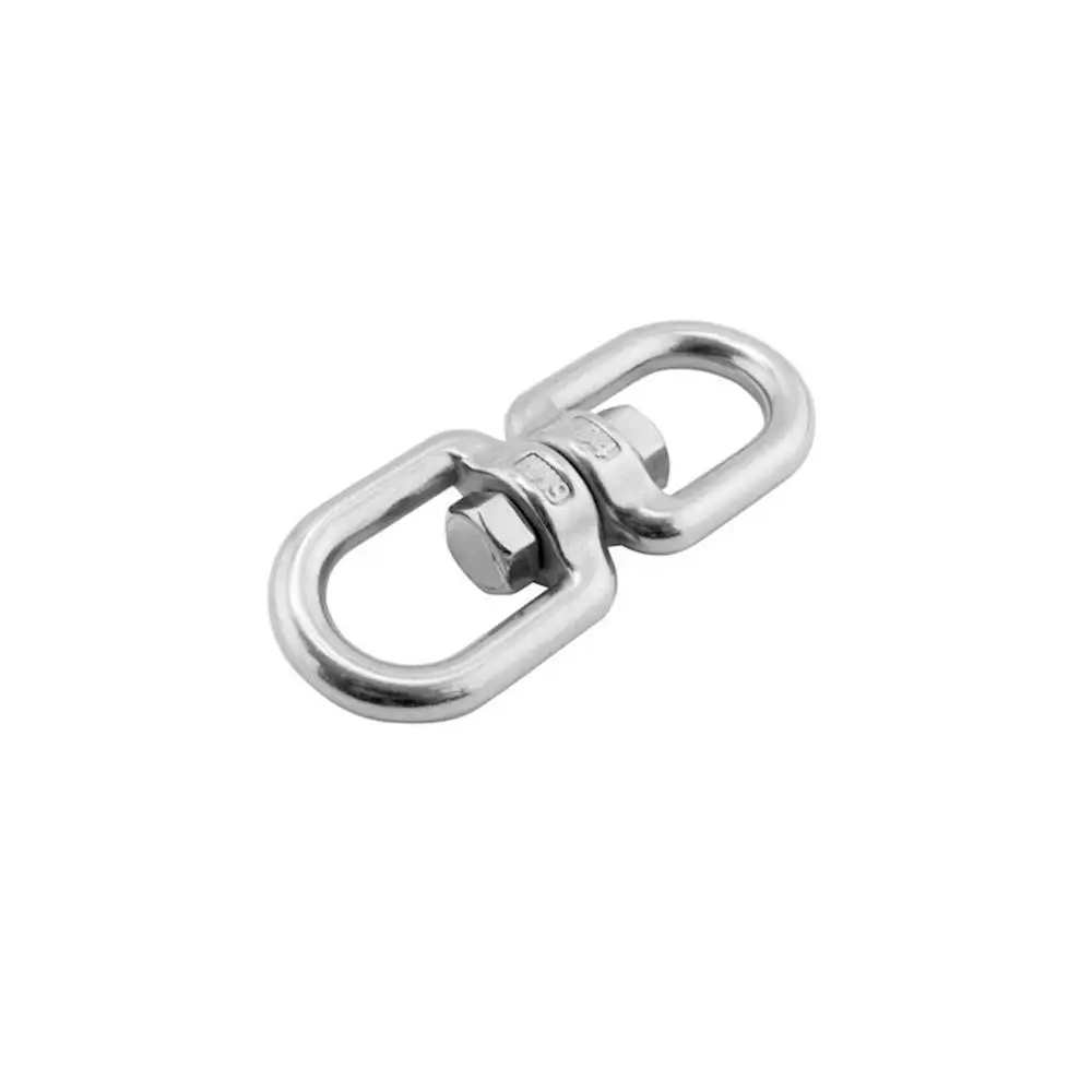 

Stainless Steel Rotation Quick Hook 6mm Climbing Accessory Buckles for Outdoor Rock Climbing Hiking Equipment Rotating Carabiner